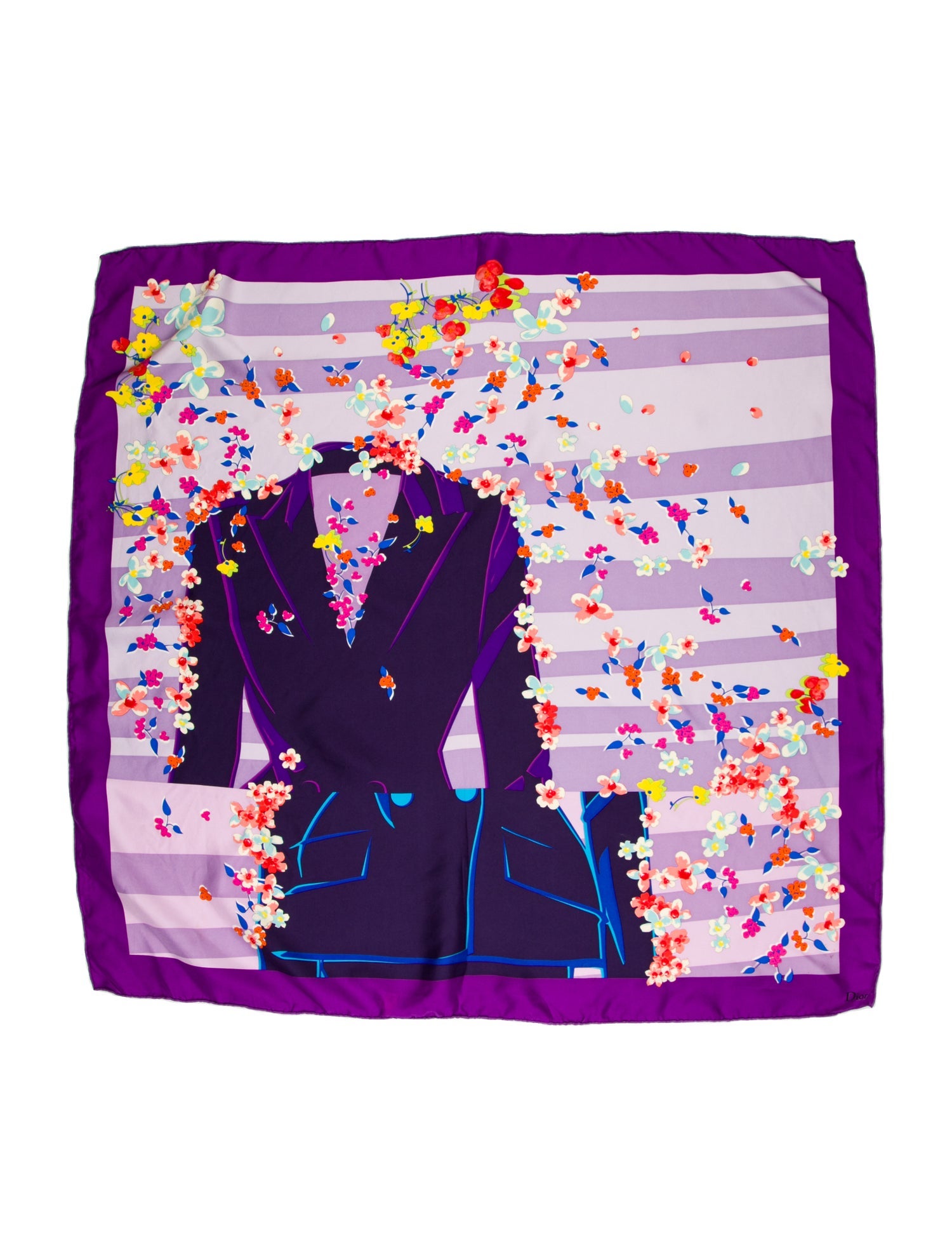 Christian Dior Silk Printed Scarf