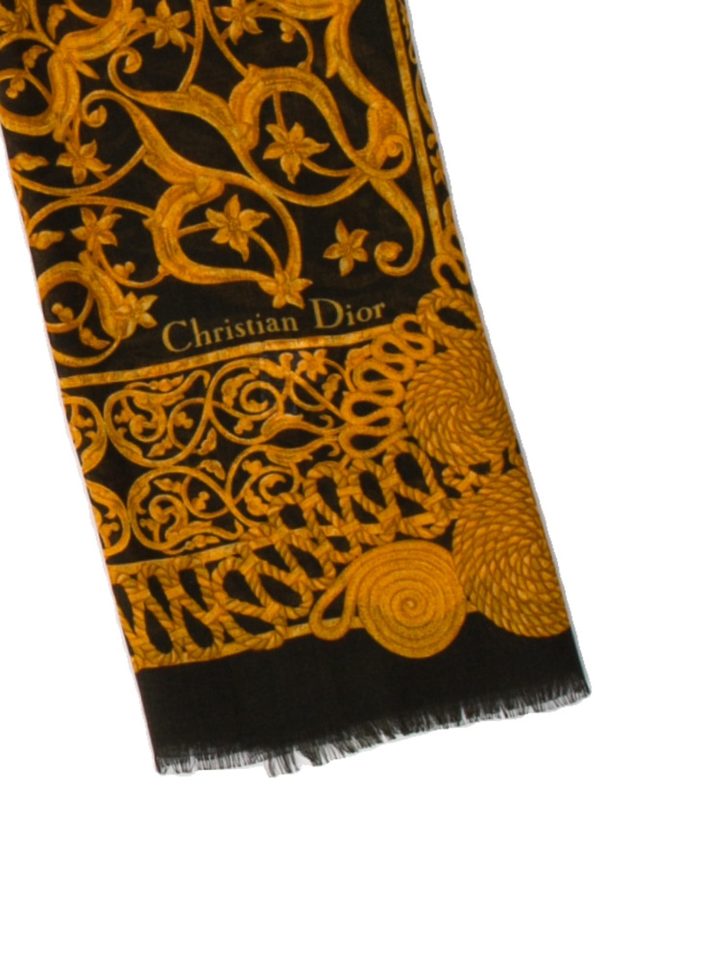 Christian Dior Silk Printed Scarf