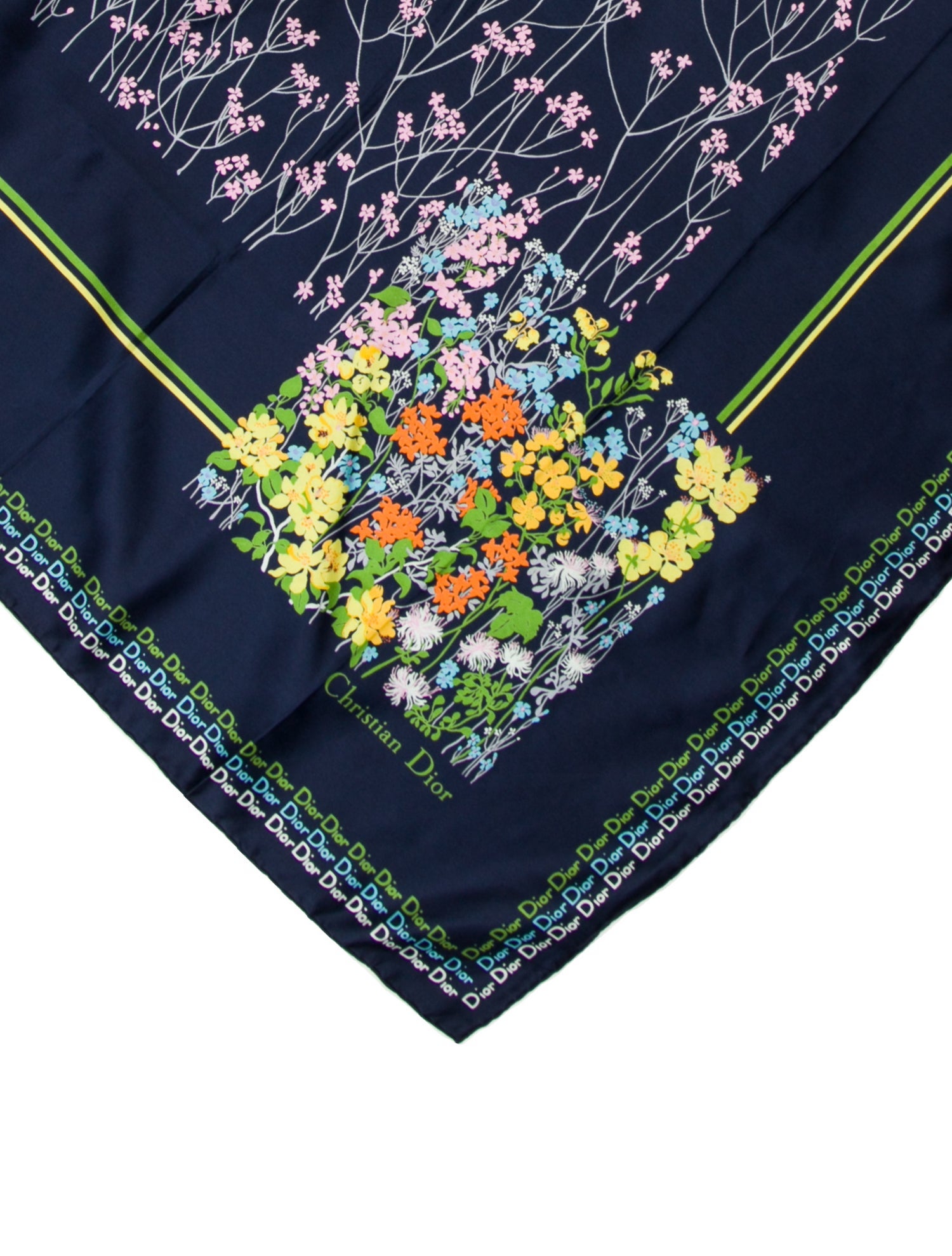 Christian Dior Silk Vintage Scarf