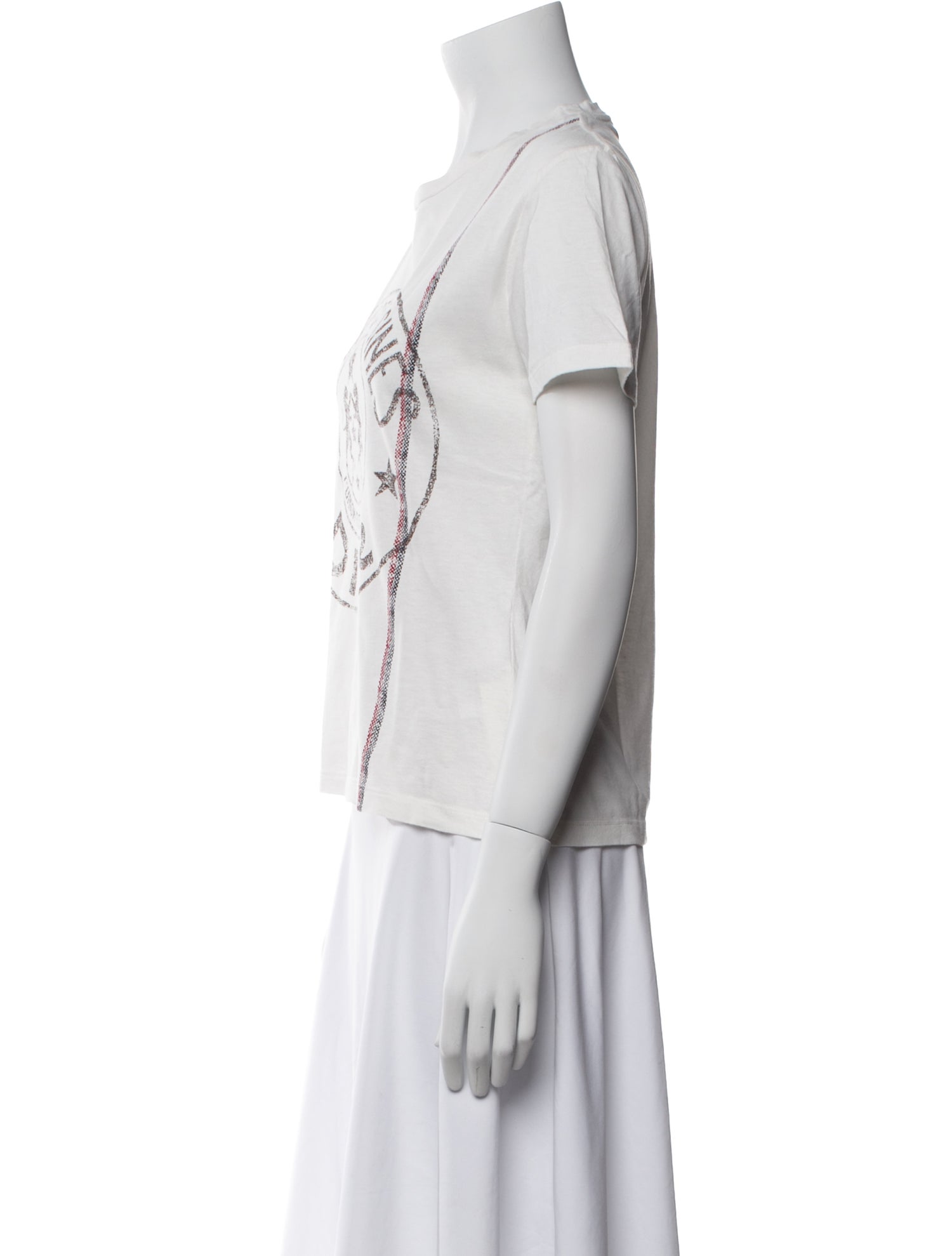 Christian Dior Graphic Print Crew Neck T-Shirt