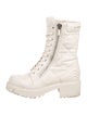 Christian Dior Cannage Pattern Leather Combat Boots