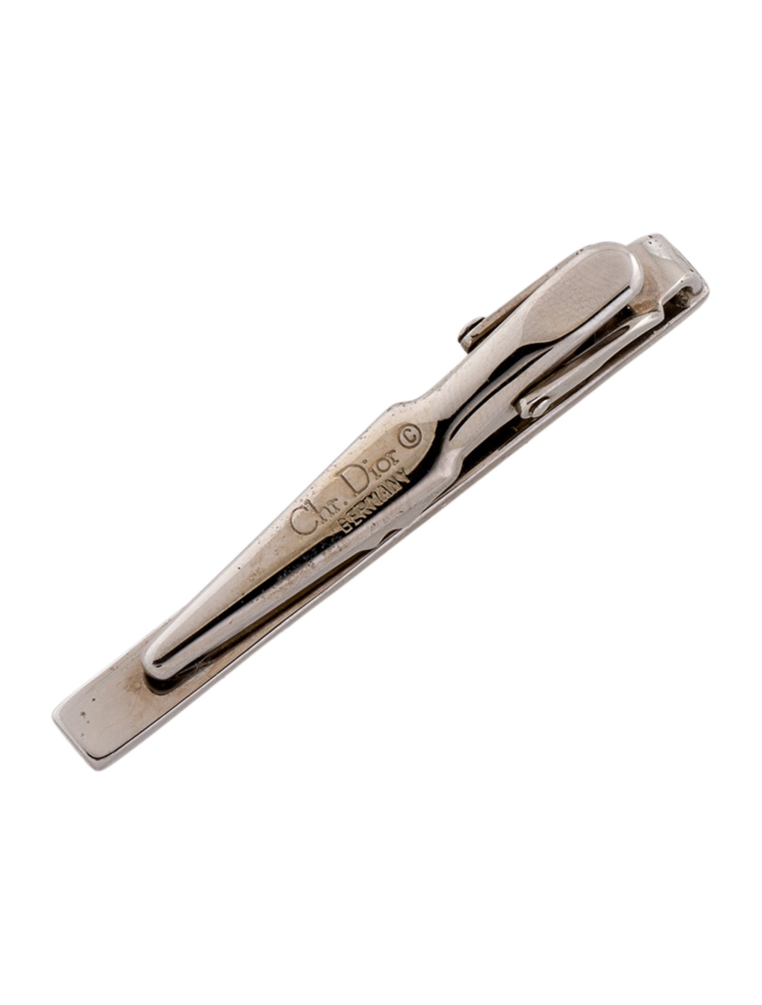 Christian Dior Vintage Two-Tone Tie Clip
