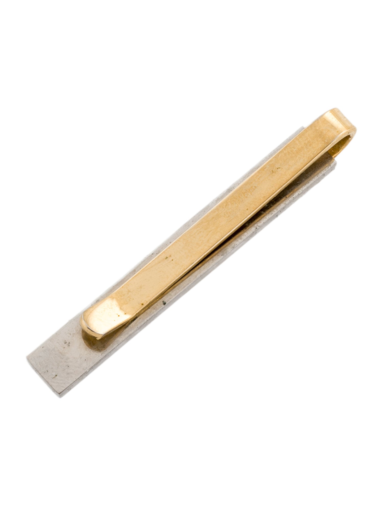 Christian Dior Two-Tone Tie Clip