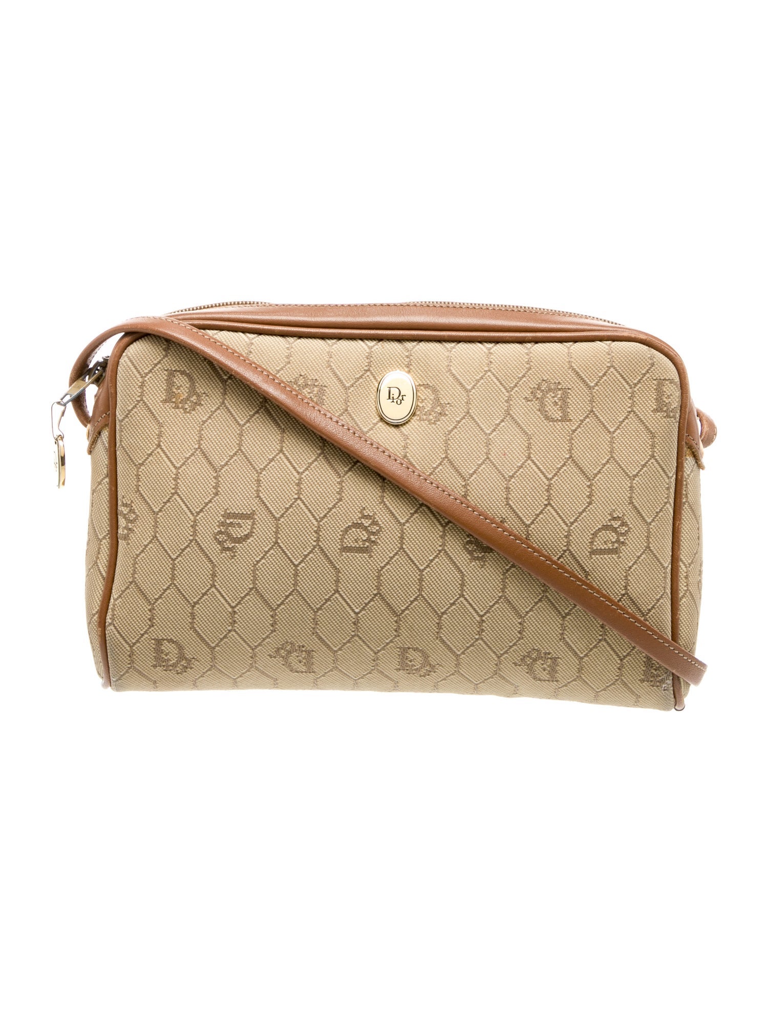 Christian Dior Canvas Crossbody Bag Vintage