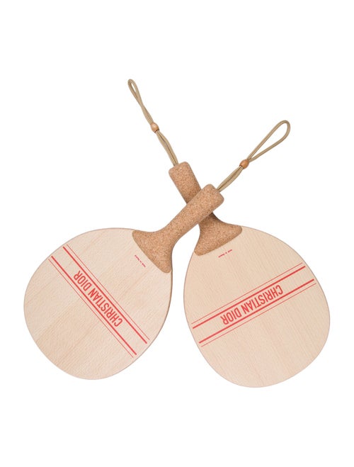 Christian Dior Pair of Dioriviera Beach Rackets