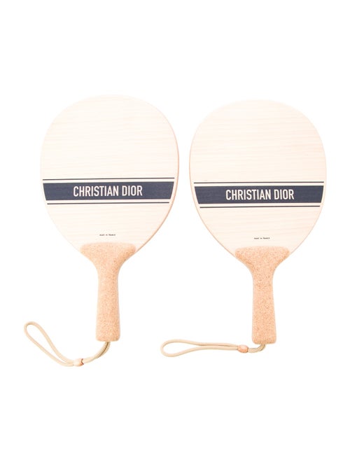 Christian Dior Pair of Dioriviera Beach Rackets