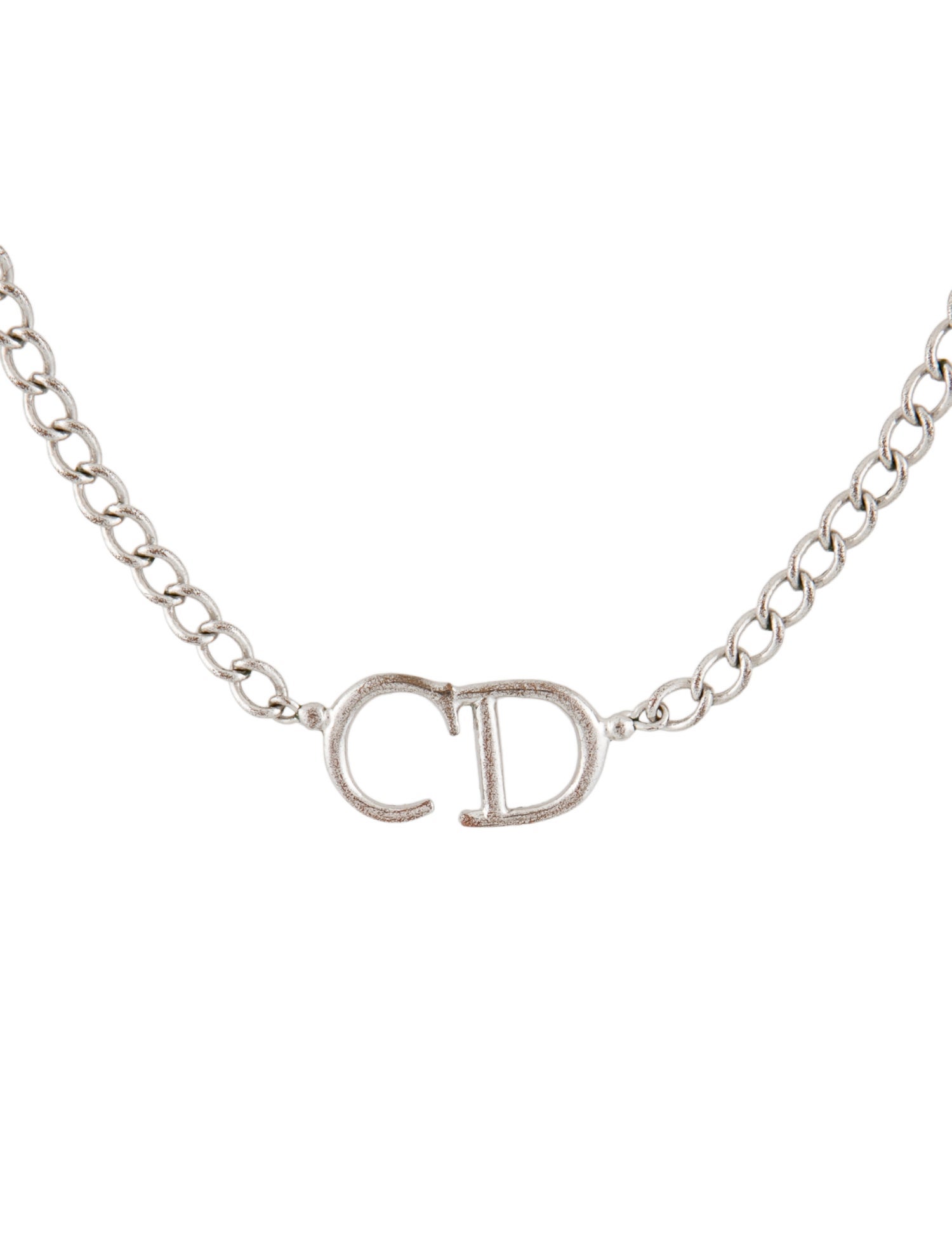 Christian Dior 'CD' Icon Pendant Necklace