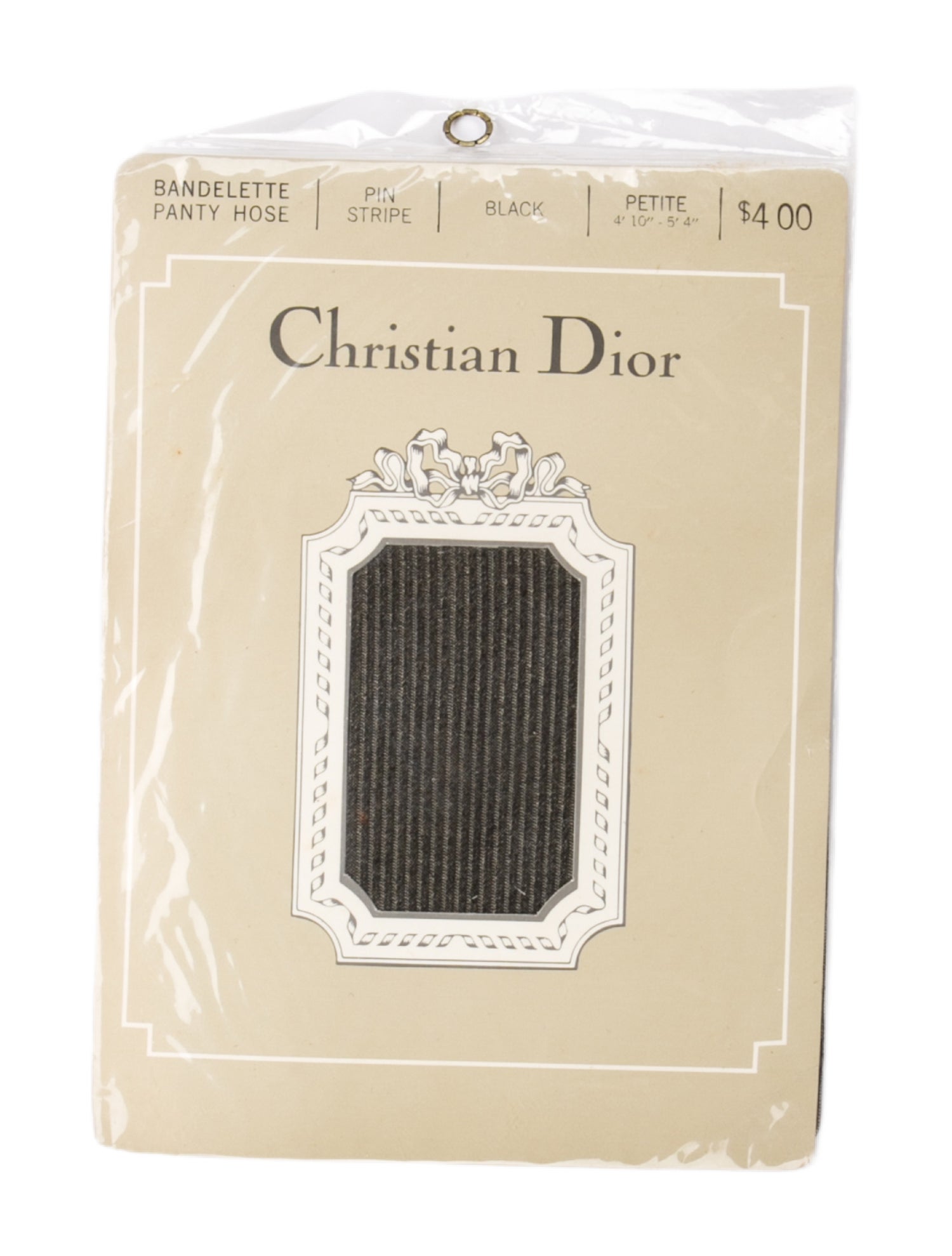 Christian Dior Pin Stripe Panty Hose w/Tags