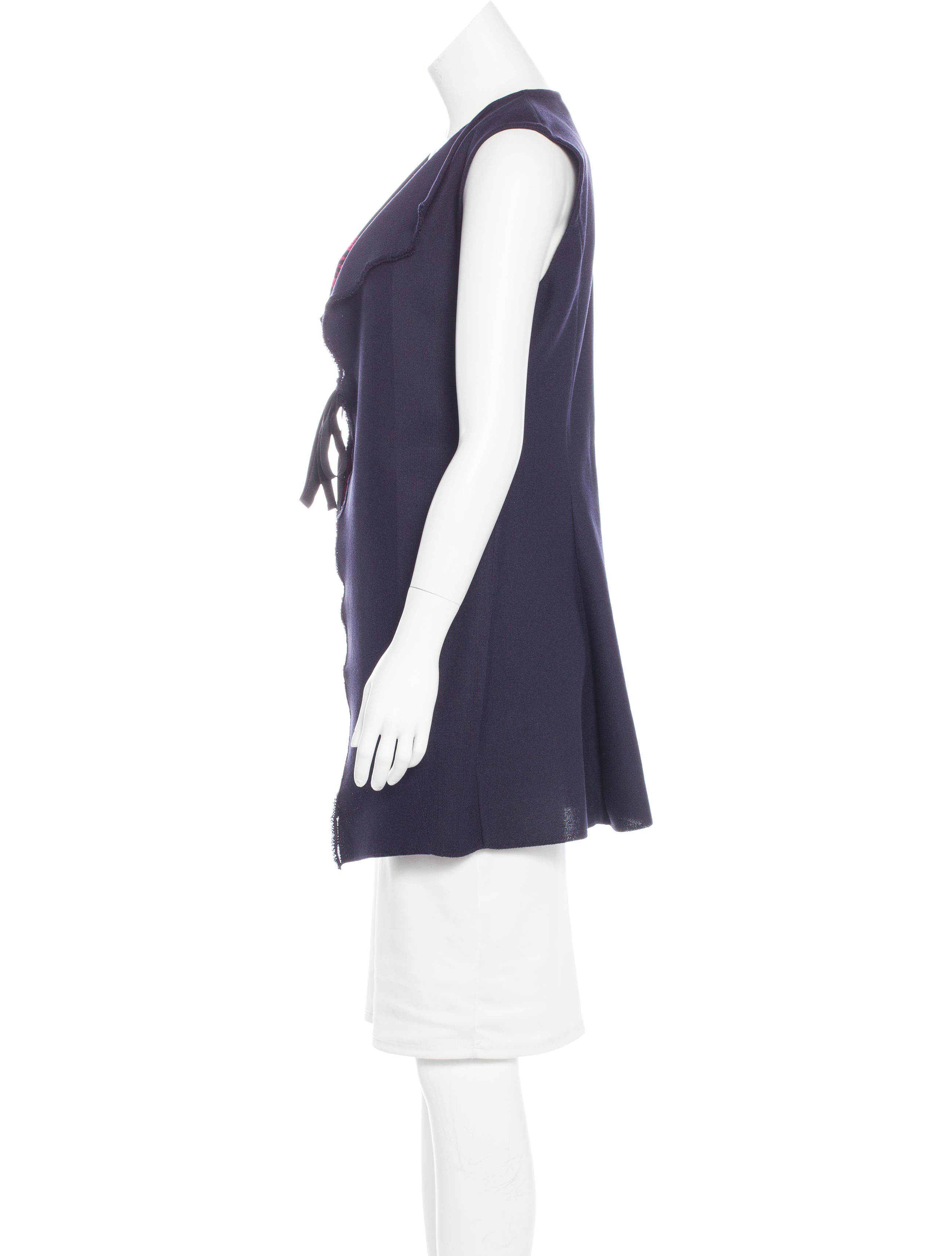 Christian Dior Embroidered Silk-Blend Vest - Clothing - CHR55612 | The RealReal