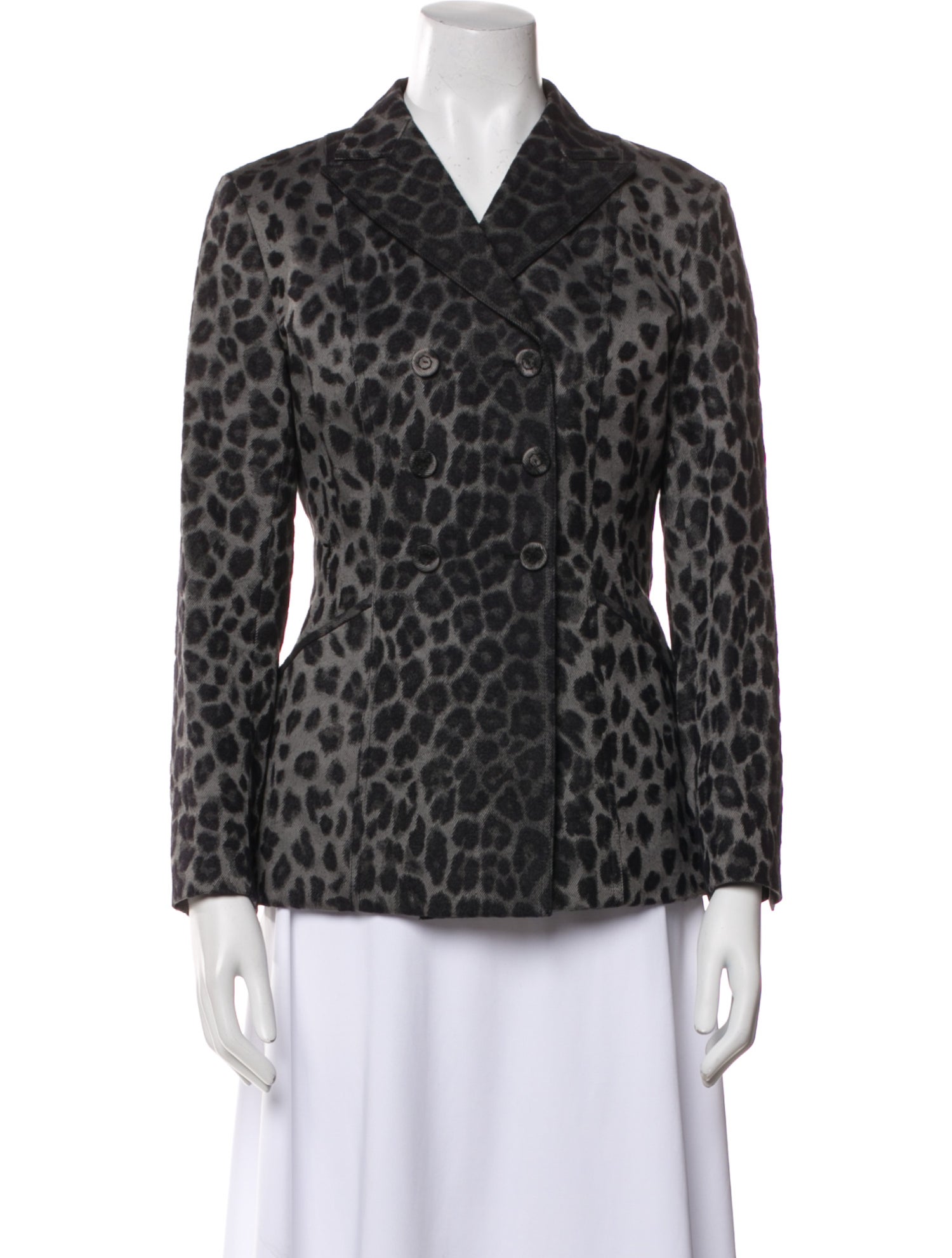 Christian Dior Animal Print Blazer