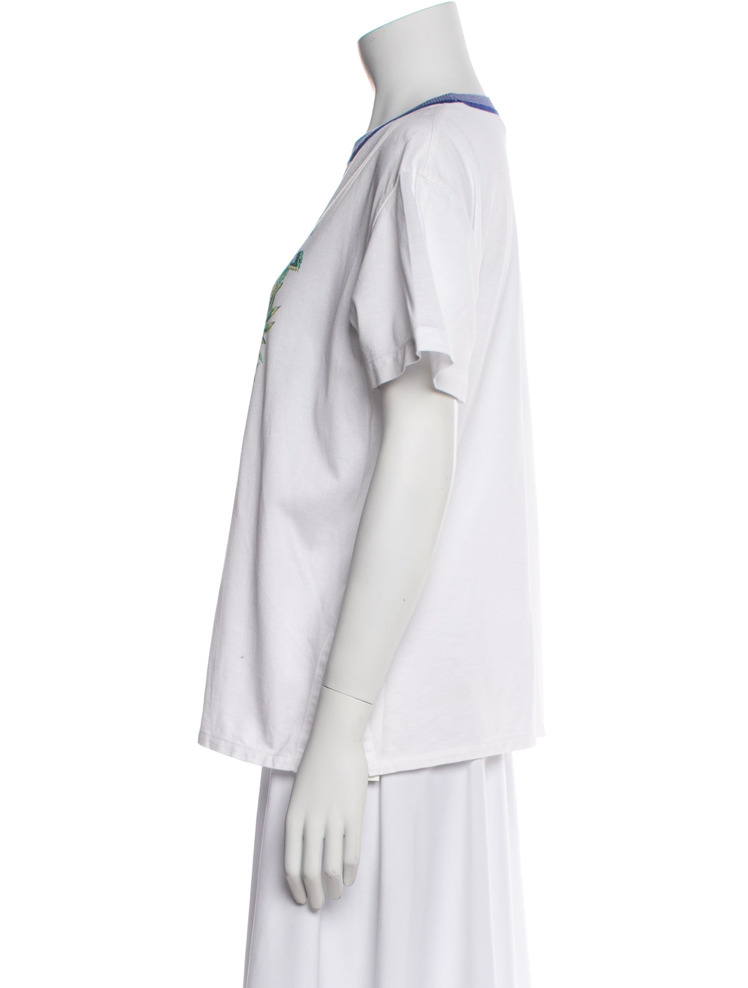 Christian Dior Graphic Print Crew Neck T-Shirt