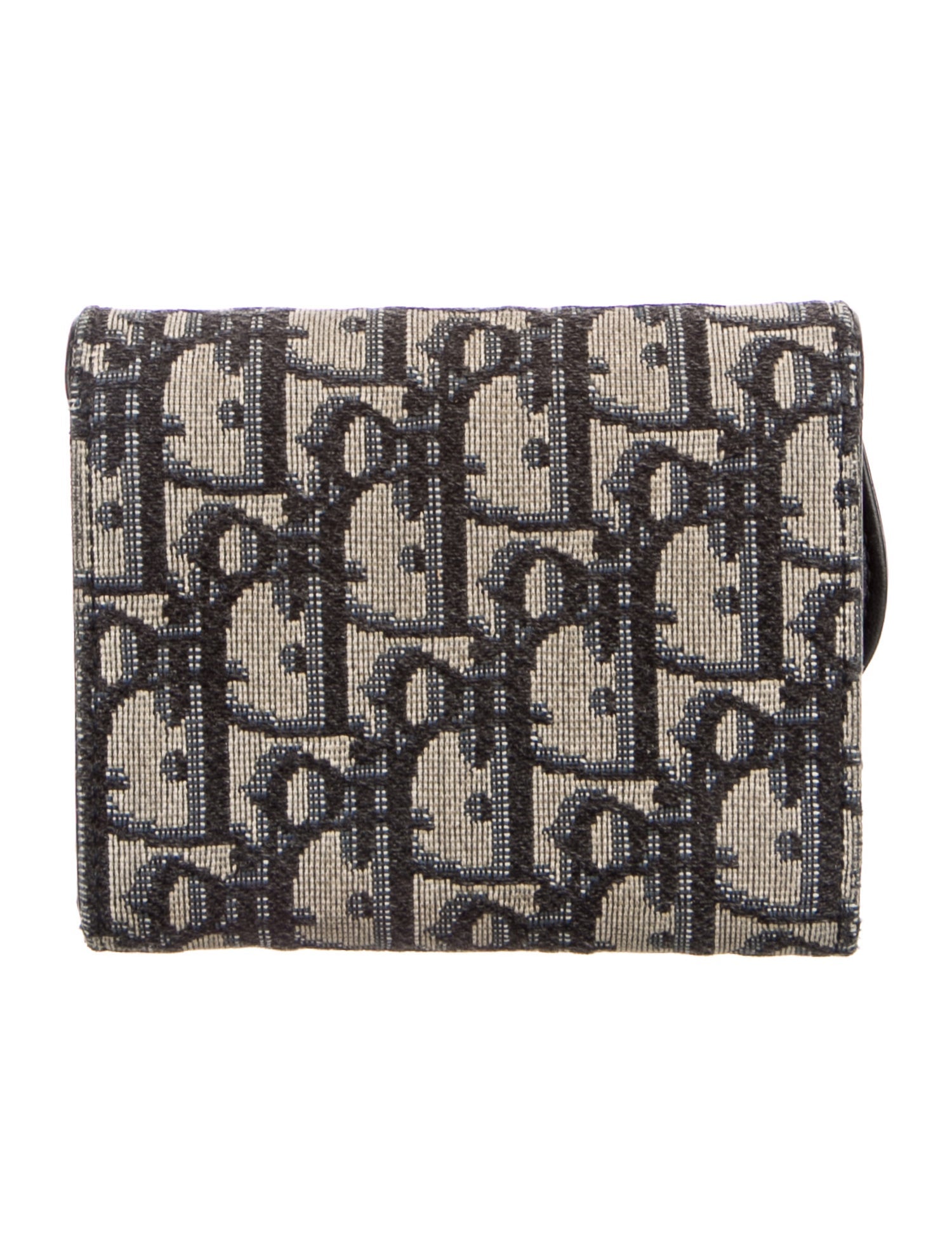 Christian Dior 2019 Lotus Saddle Compact Wallet