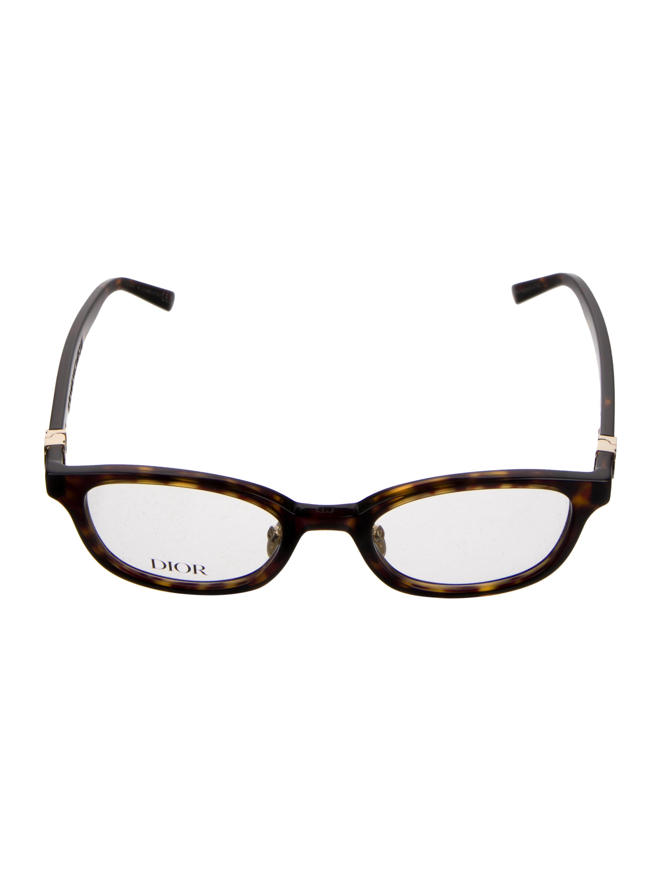 Christian Dior Signature Logo Square Eyeglasses