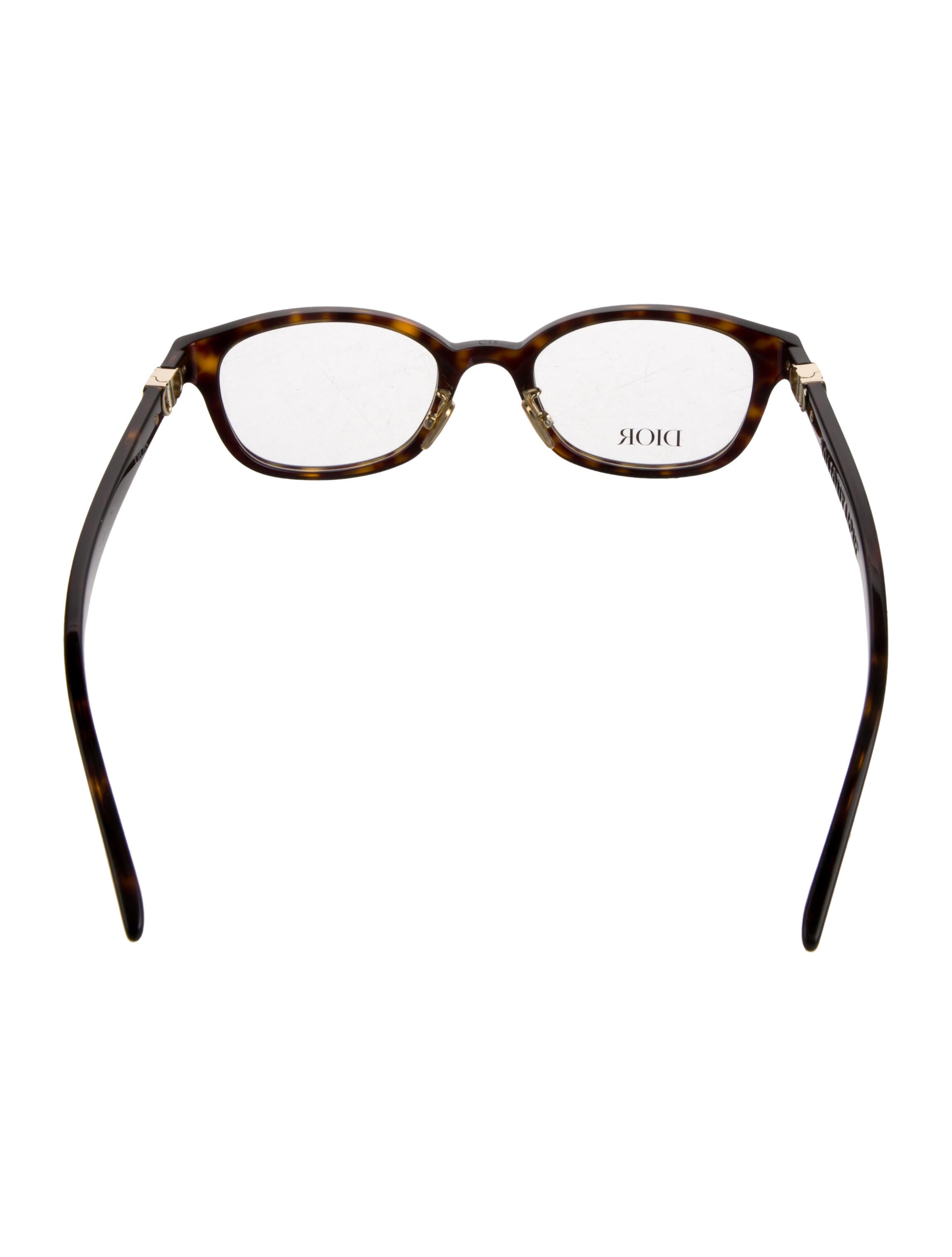 Christian Dior Signature Logo Square Eyeglasses