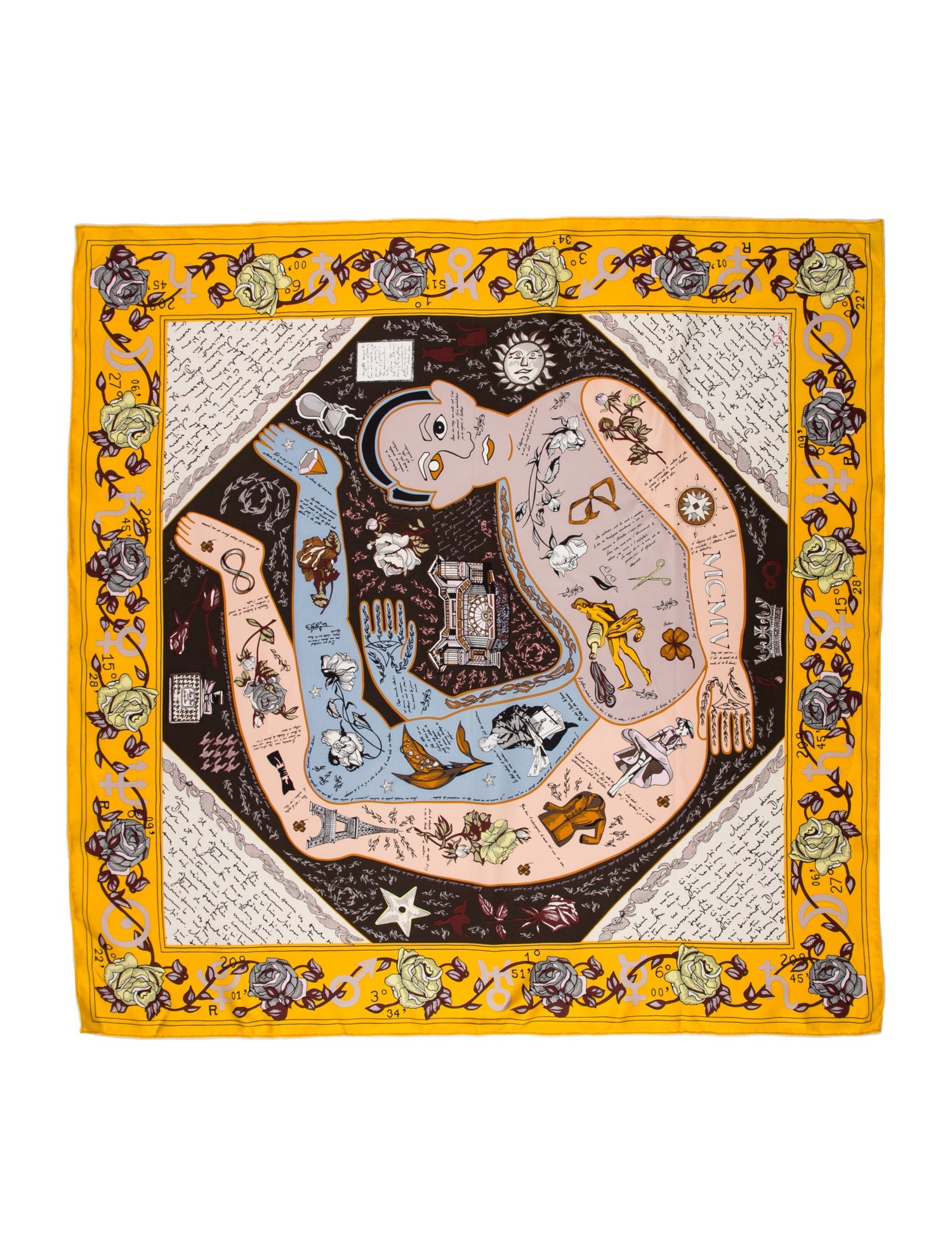 Christian Dior Silk Printed Scarf