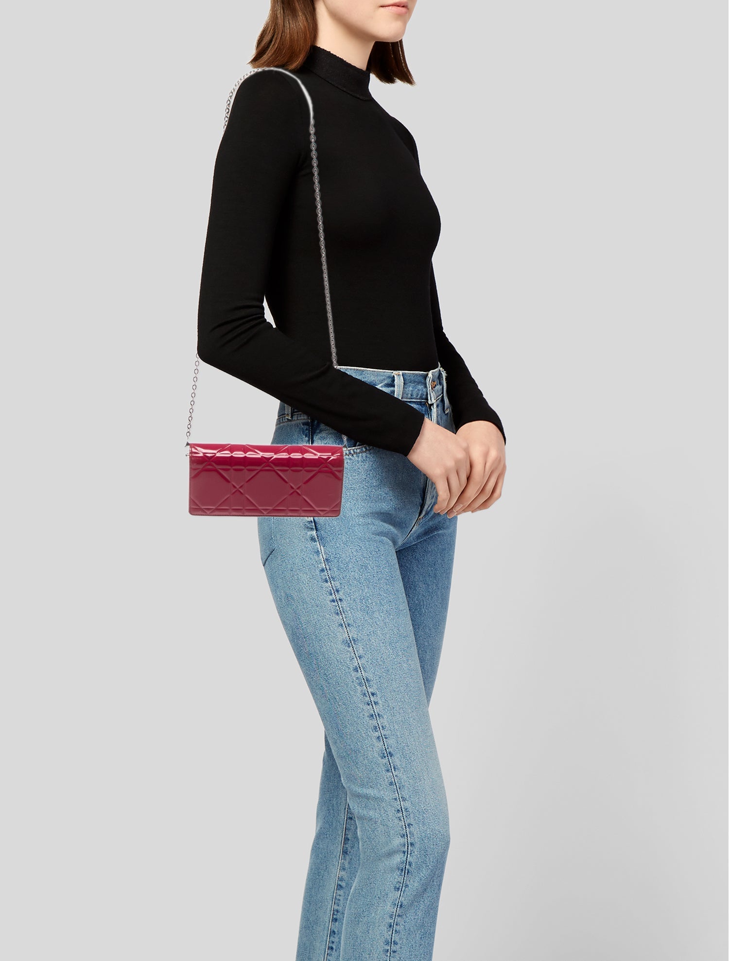 Christian Dior Patent Leather Clutch