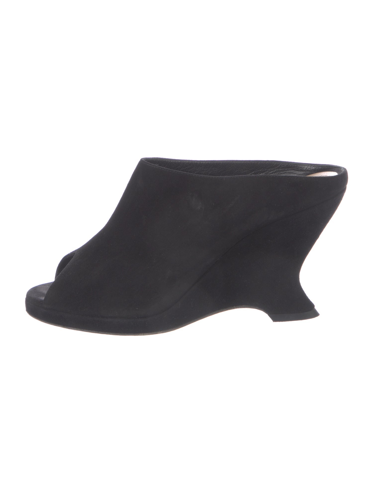 Christian Dior Cannage Pattern Suede Mules