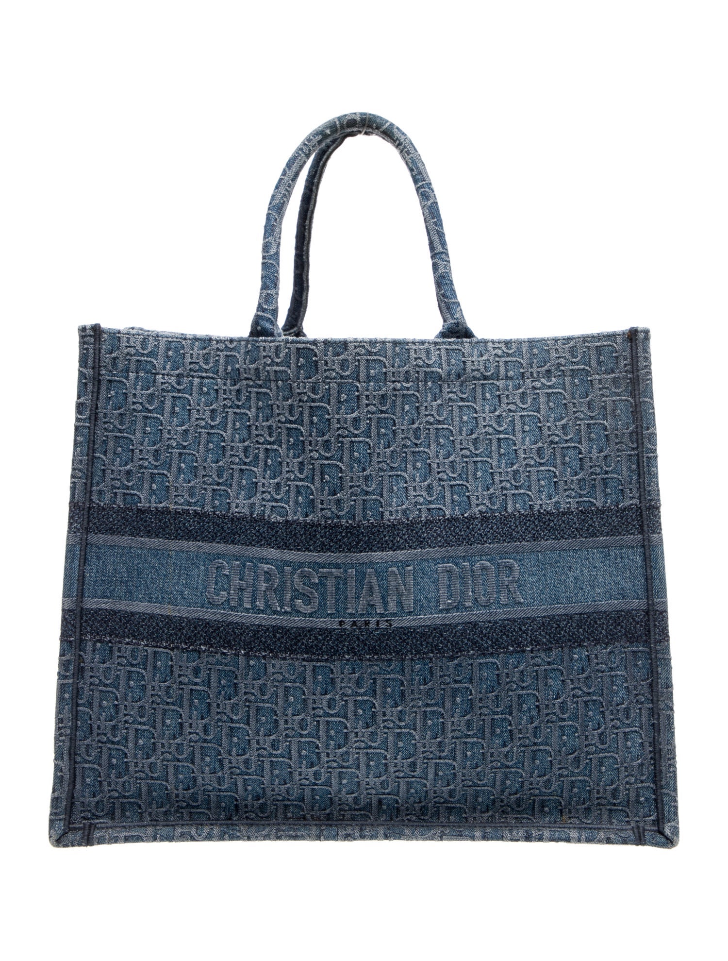 Christian Dior Oblique Jacquard Book Tote Large