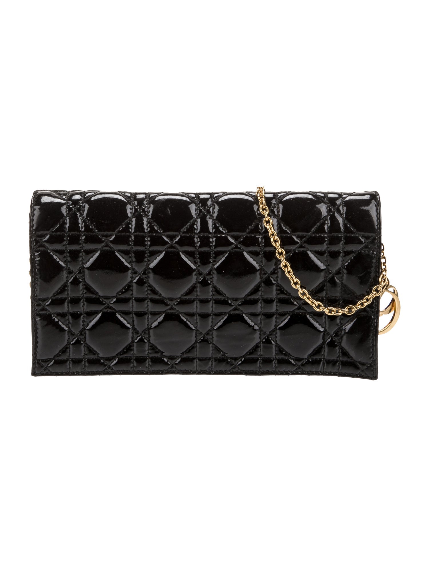 Christian Dior Cannage Wallet on Chain