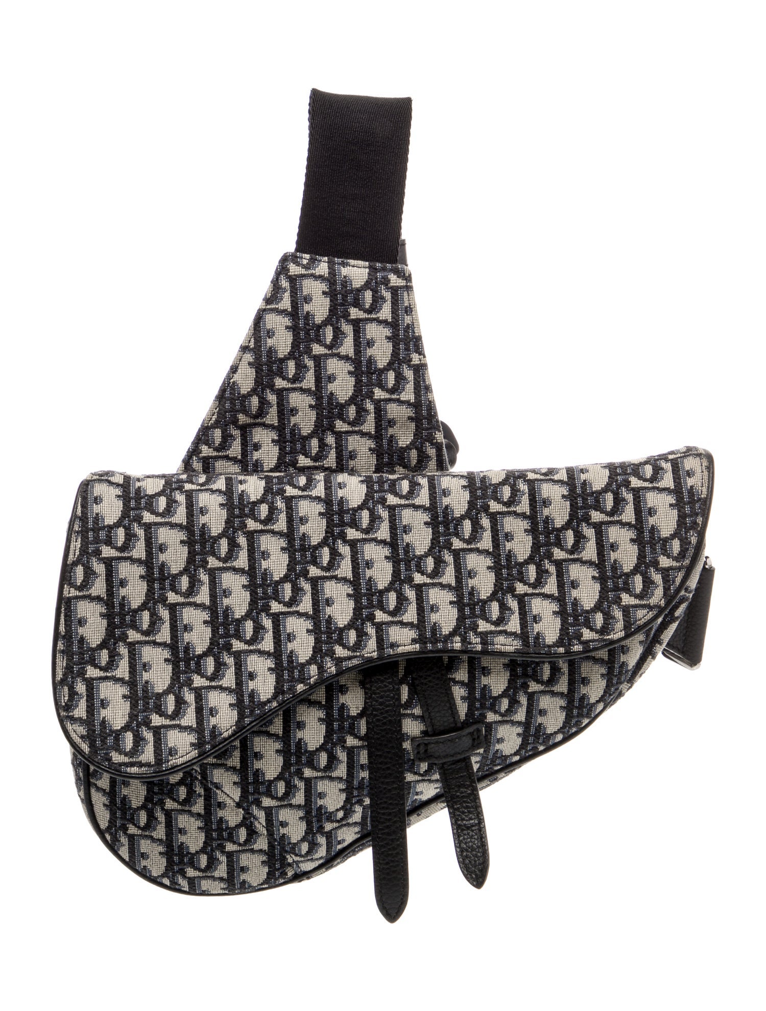 DIOR MEN Oblique Jacquard Saddle