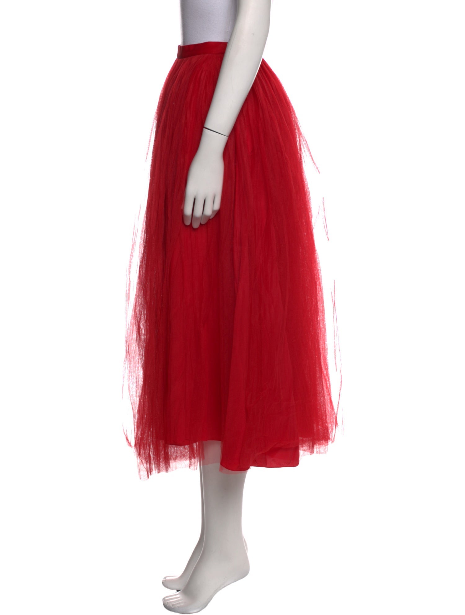 Christian Dior Silk Midi Length Skirt