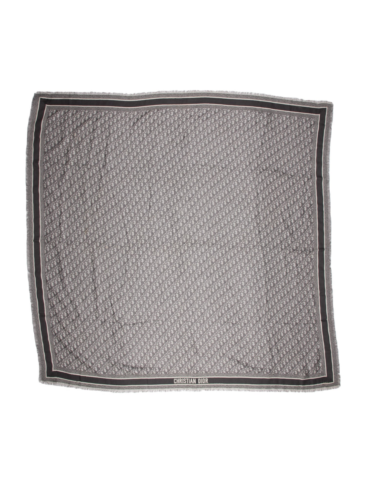 Christian Dior Wool Printed Scarf