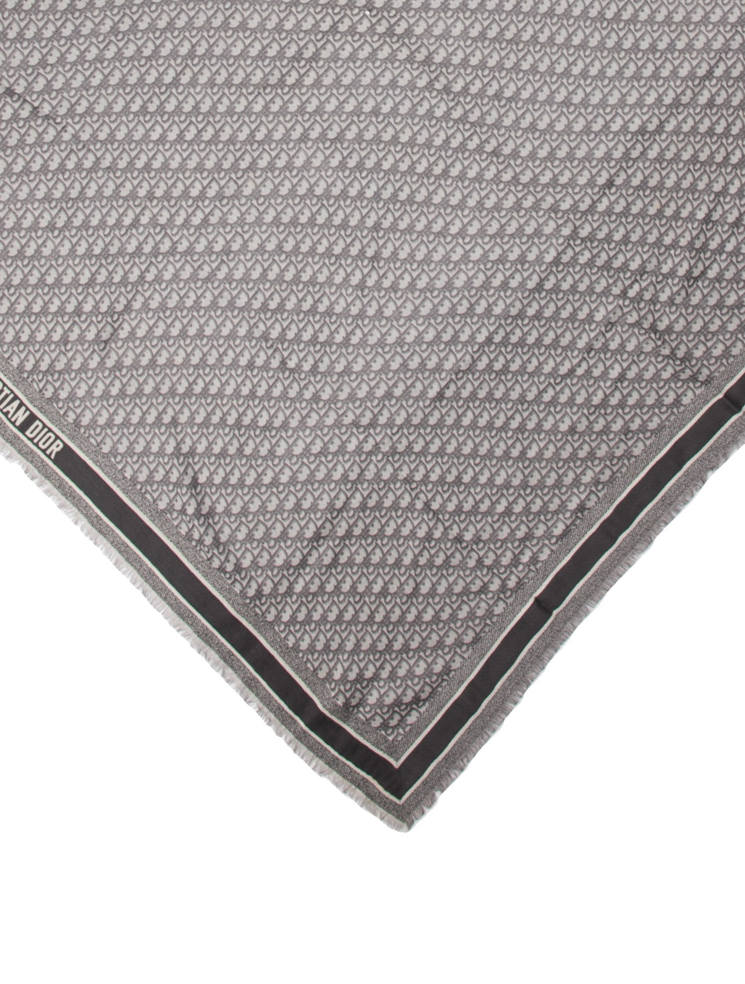 Christian Dior Wool Printed Scarf