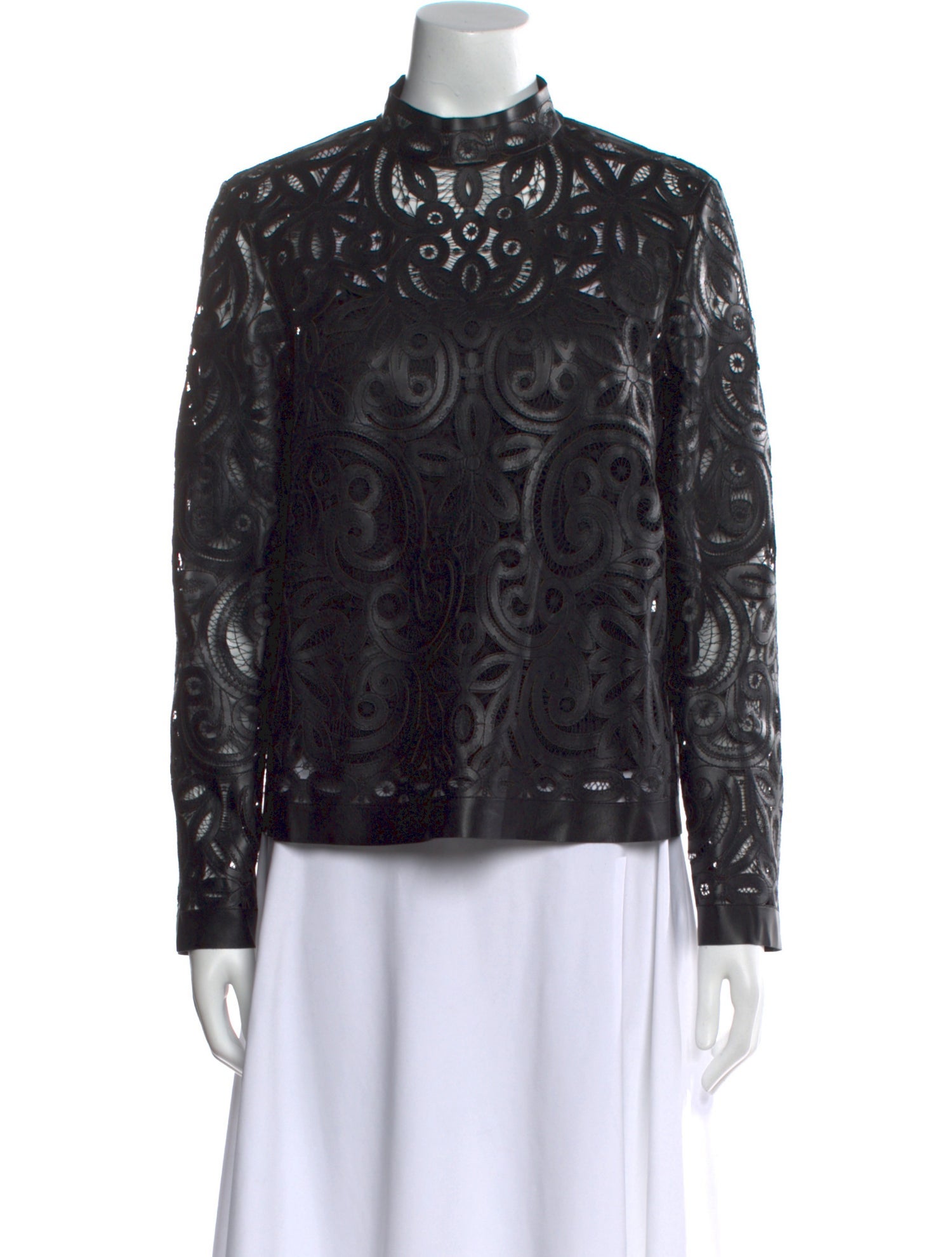 Christian Dior 2019 Lamb Leather Blouse w/ Tags