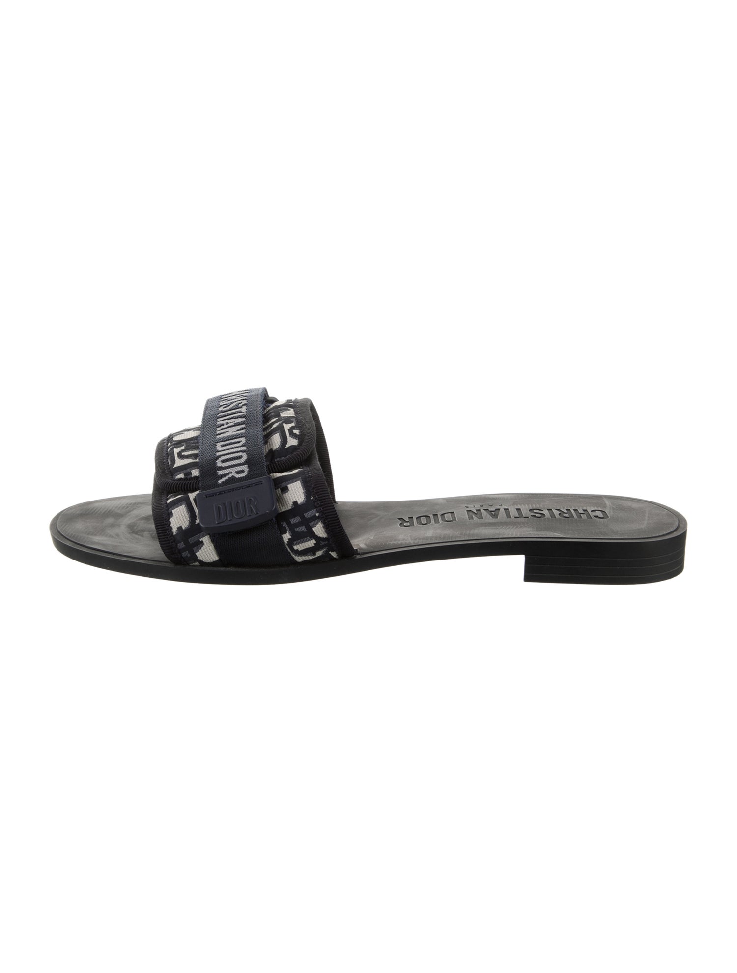 Christian Dior Oblique Jacquard Slides