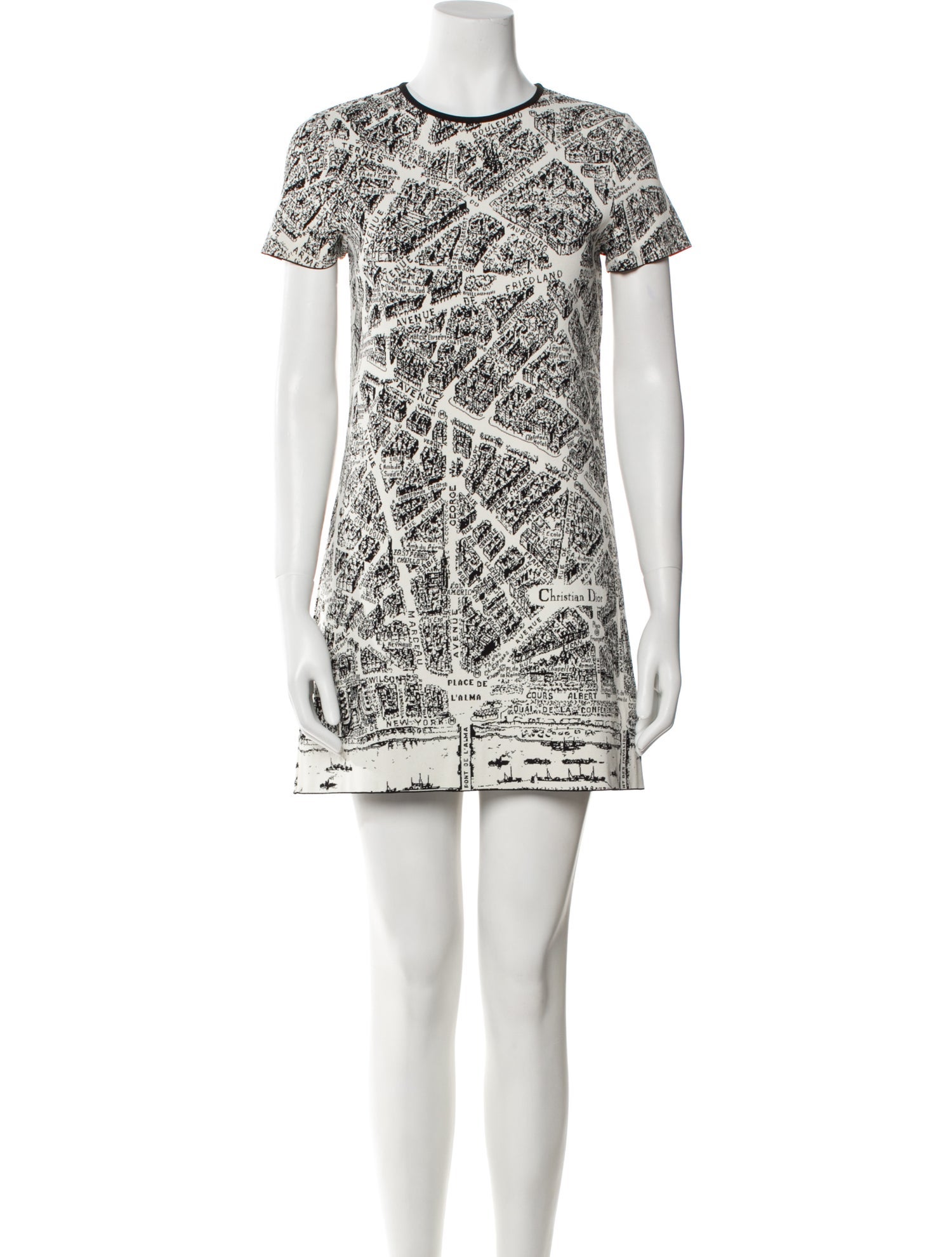 Christian Dior Printed Mini Dress