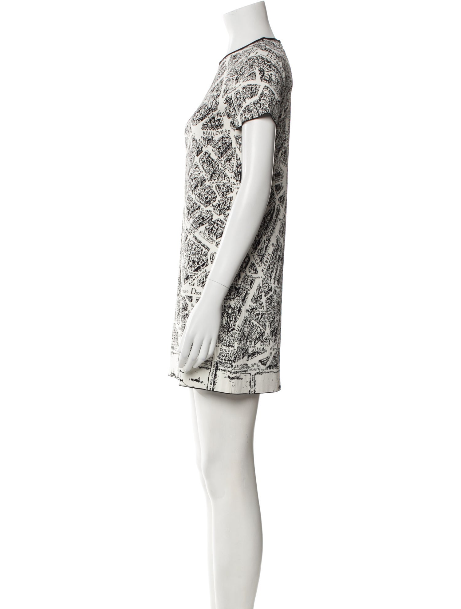 Christian Dior Printed Mini Dress