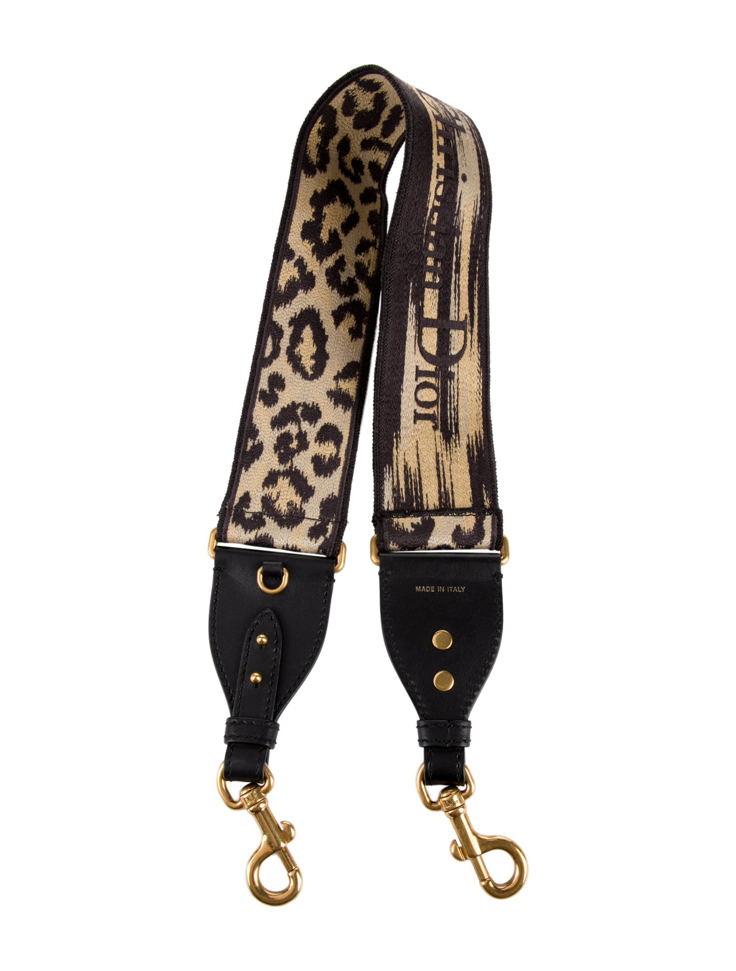 Christian Dior Mizza Canvas Bag Strap