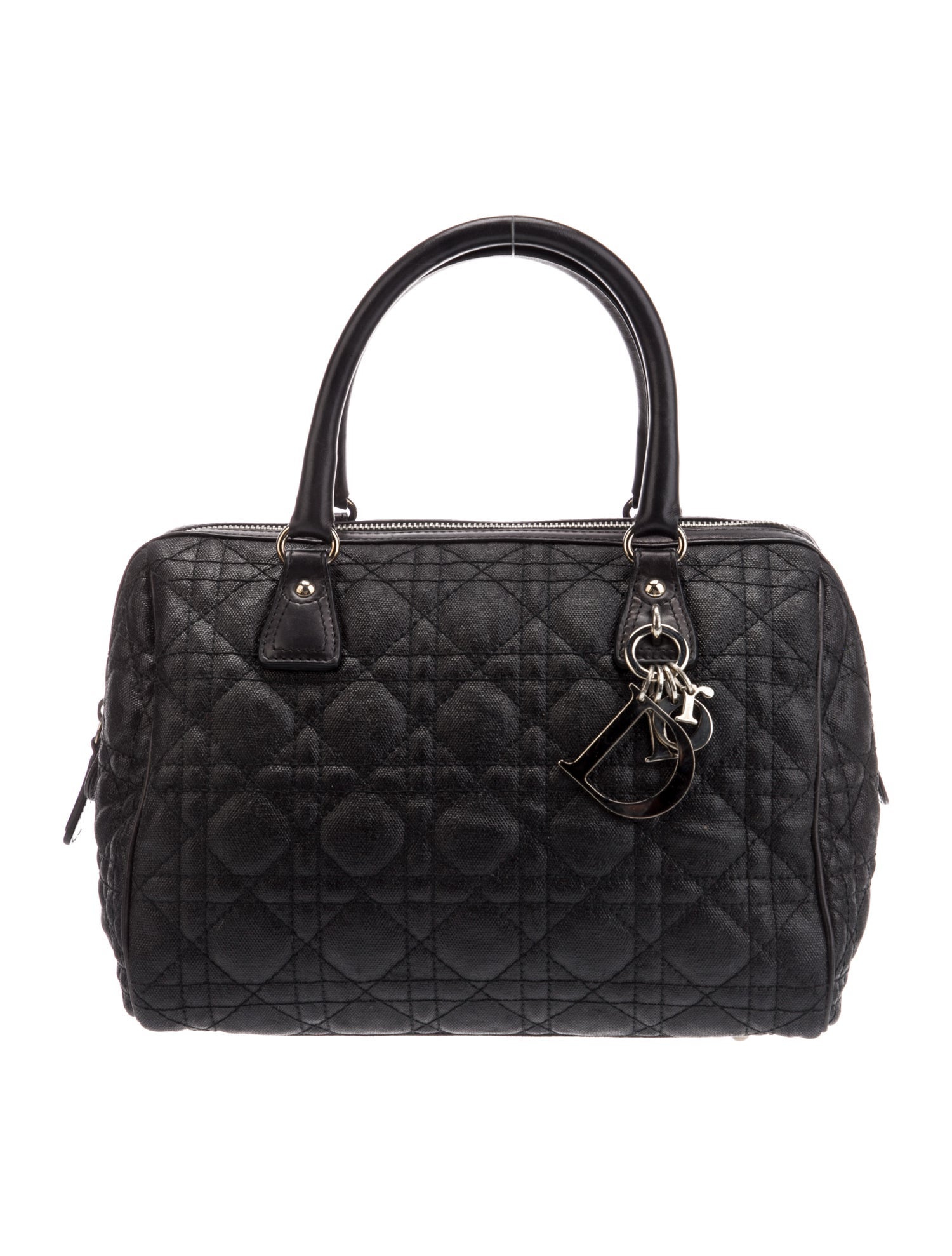 CHRISTIAN DIOR ブラックハンドバッグ dior ハンドバッグ