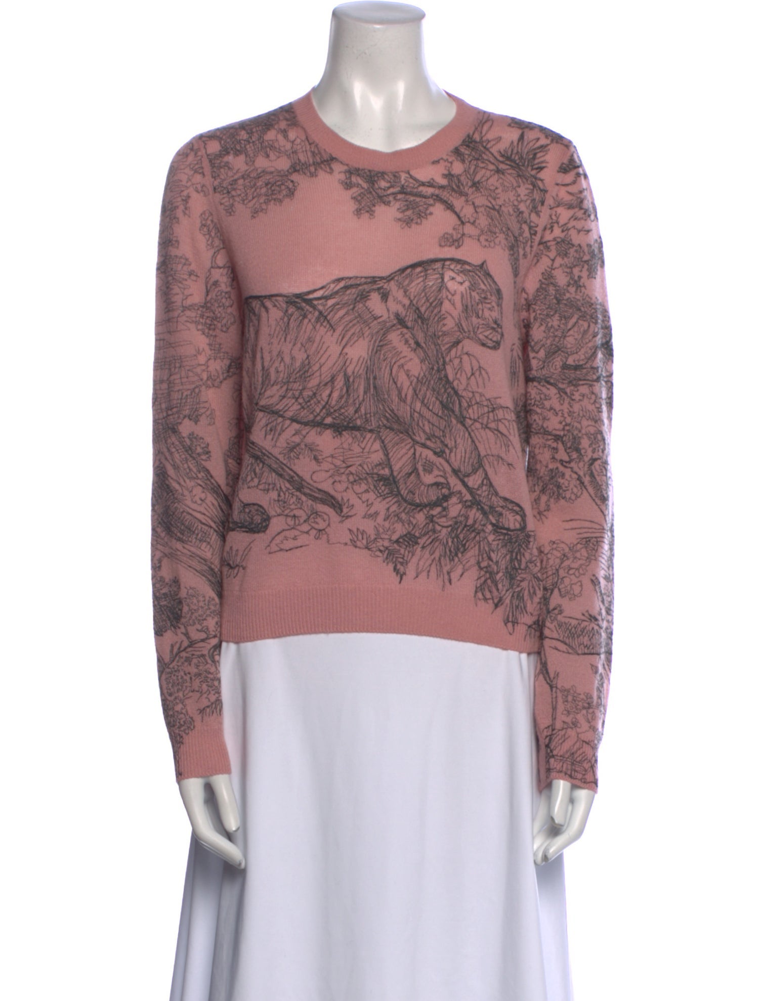 Christian Dior Cashmere Printed Sweater