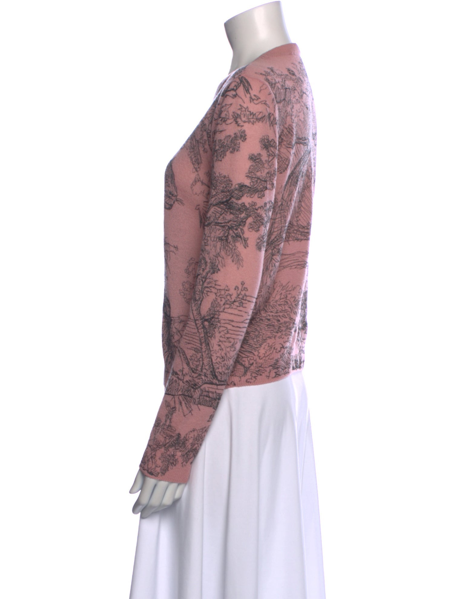 Christian Dior Cashmere Printed Sweater