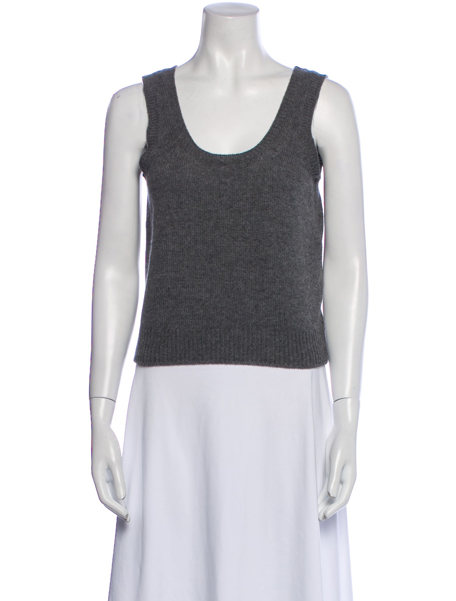 Christian Dior Cashmere Scoop Neck Top