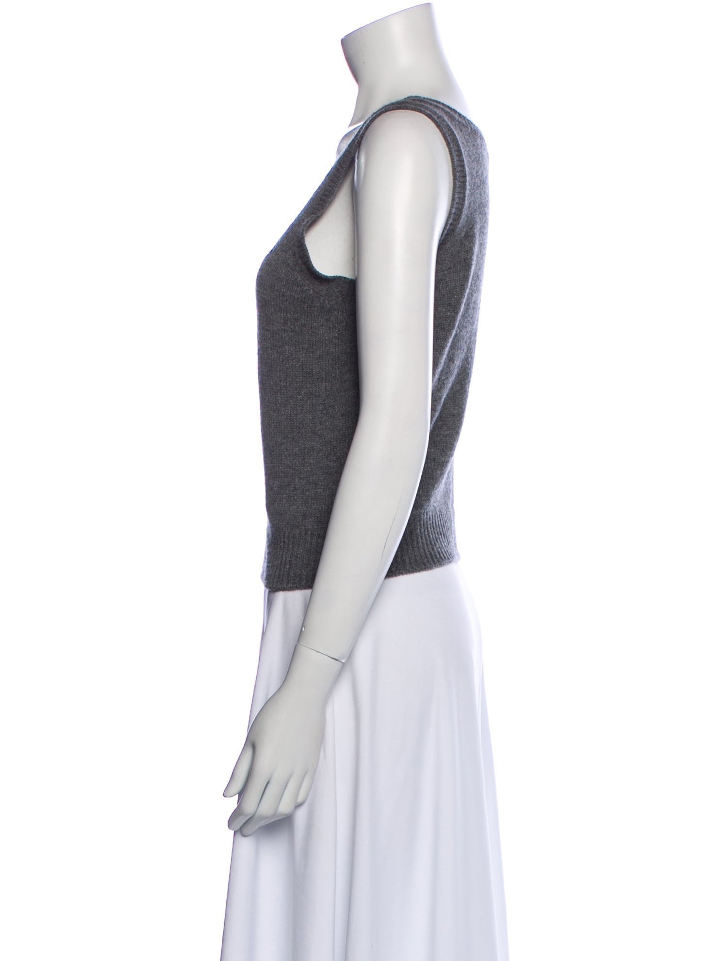 Christian Dior Cashmere Scoop Neck Top