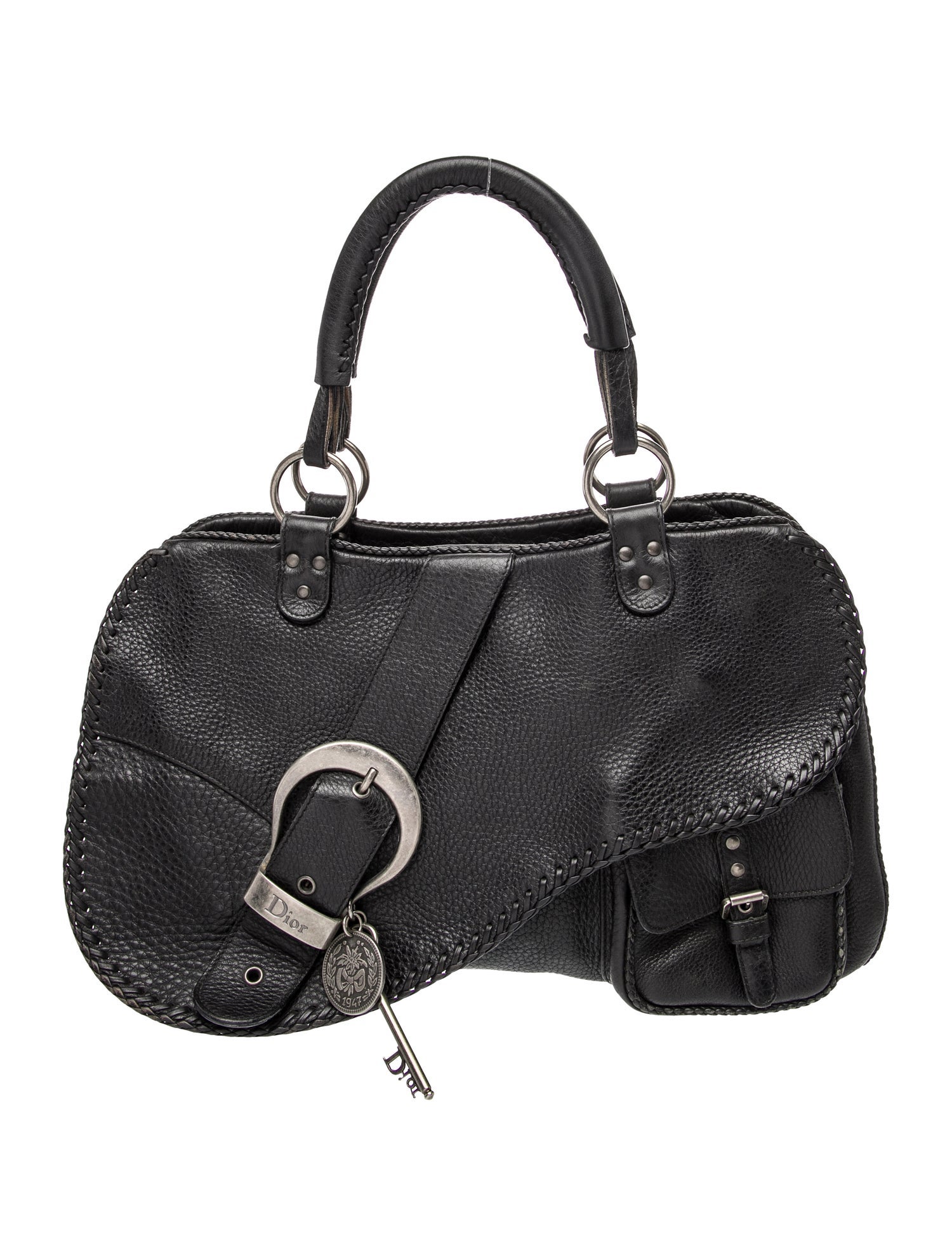 Christian Dior Leather Gaucho Saddle