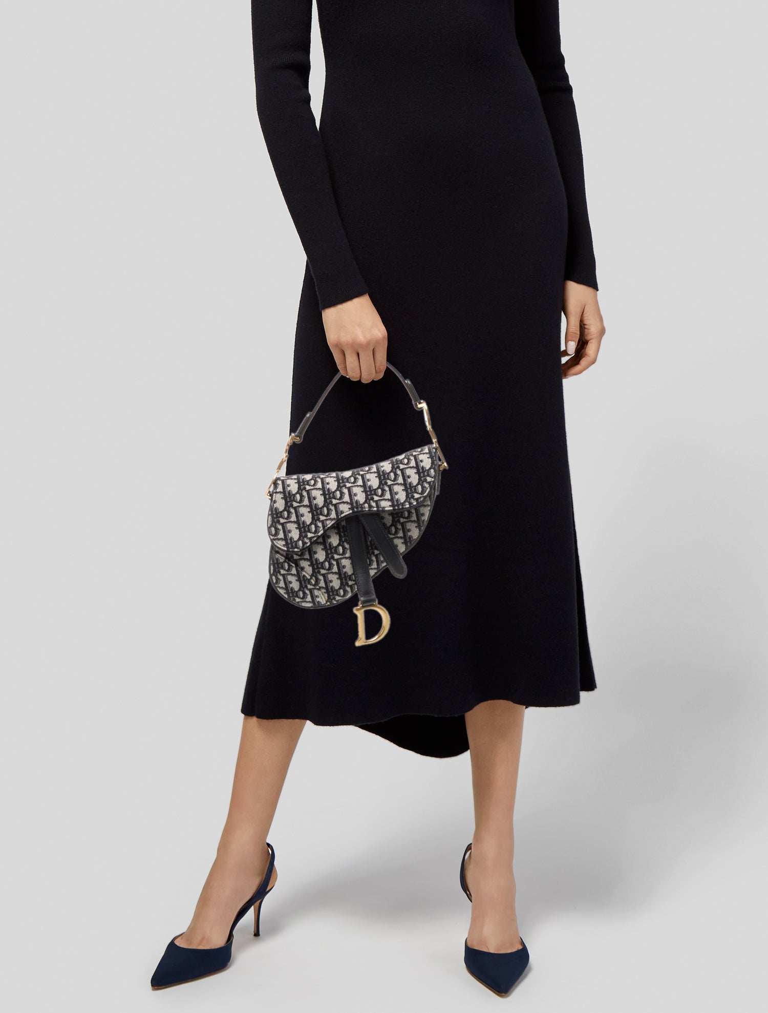 Christian Dior Oblique Jacquard Shoulder Bag
