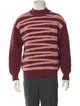Christian Dior Striped Turtleneck Pullover