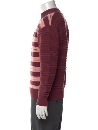 Christian Dior Striped Turtleneck Pullover