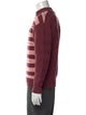 Christian Dior Striped Turtleneck Pullover