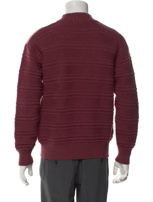 Christian Dior Striped Turtleneck Pullover
