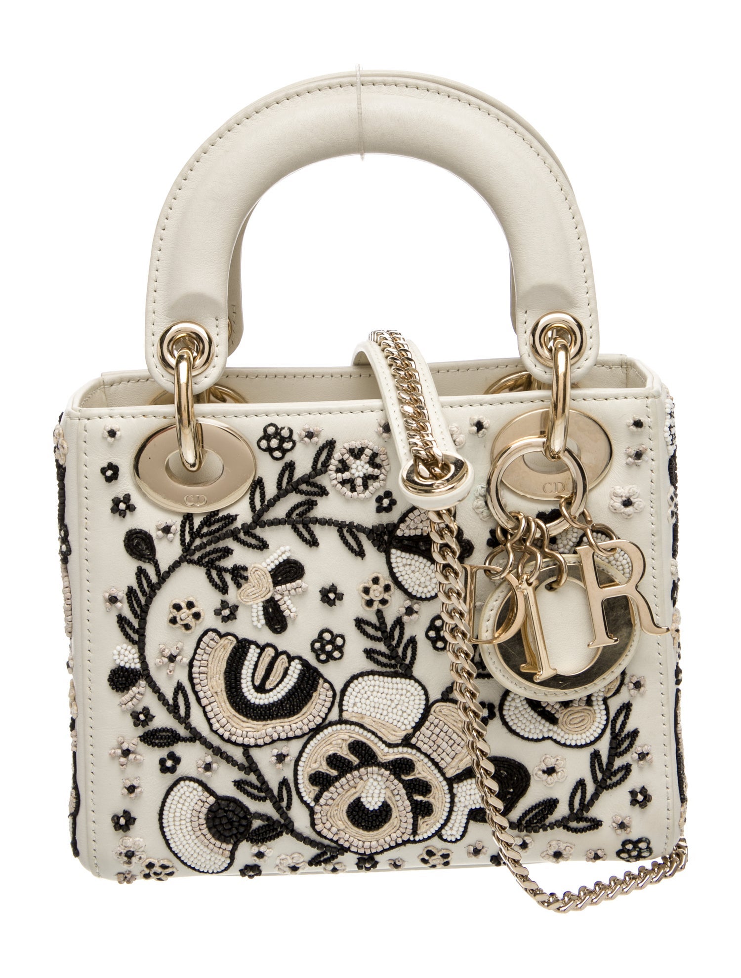 Christian Dior Leather Lady Dior Mini