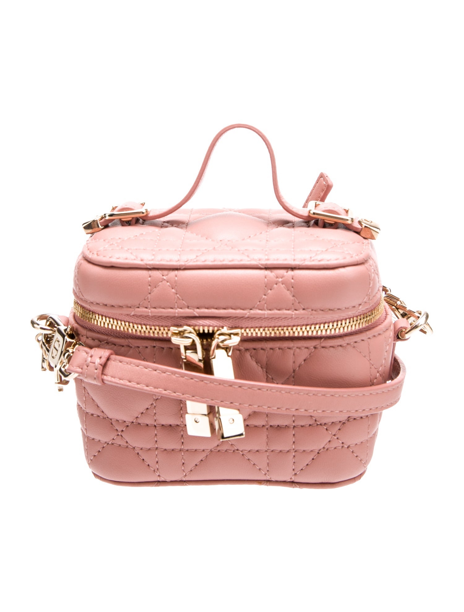 Christian Dior Cannage Lady Vanity Case Micro