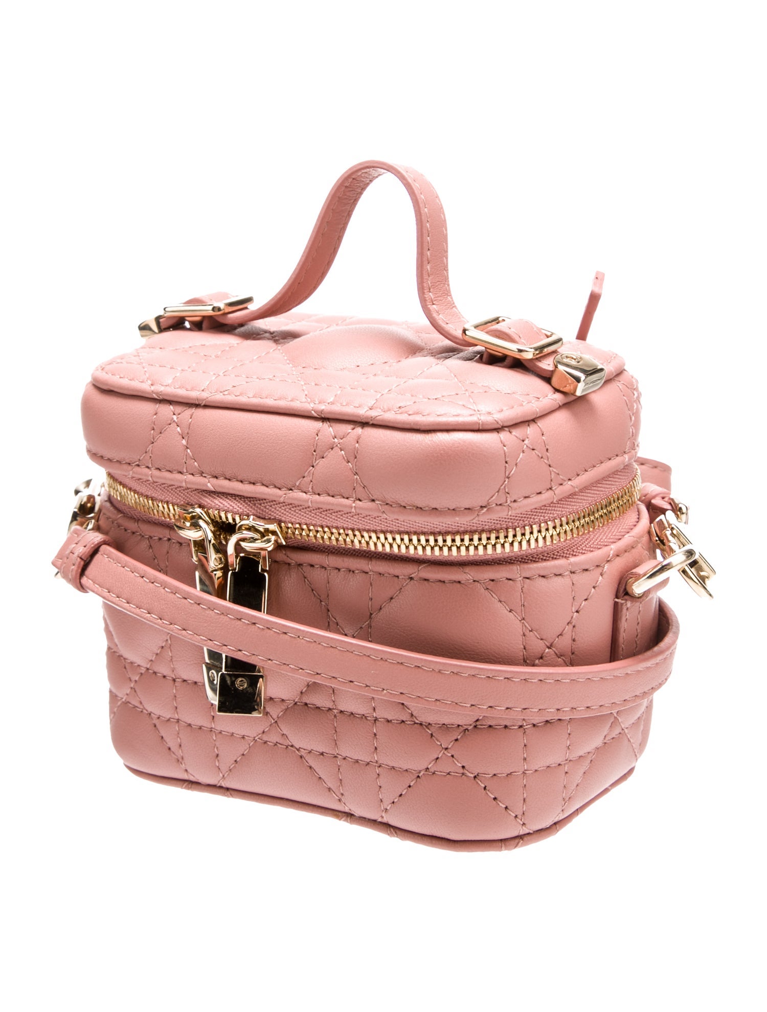 Christian Dior Cannage Lady Vanity Case Micro