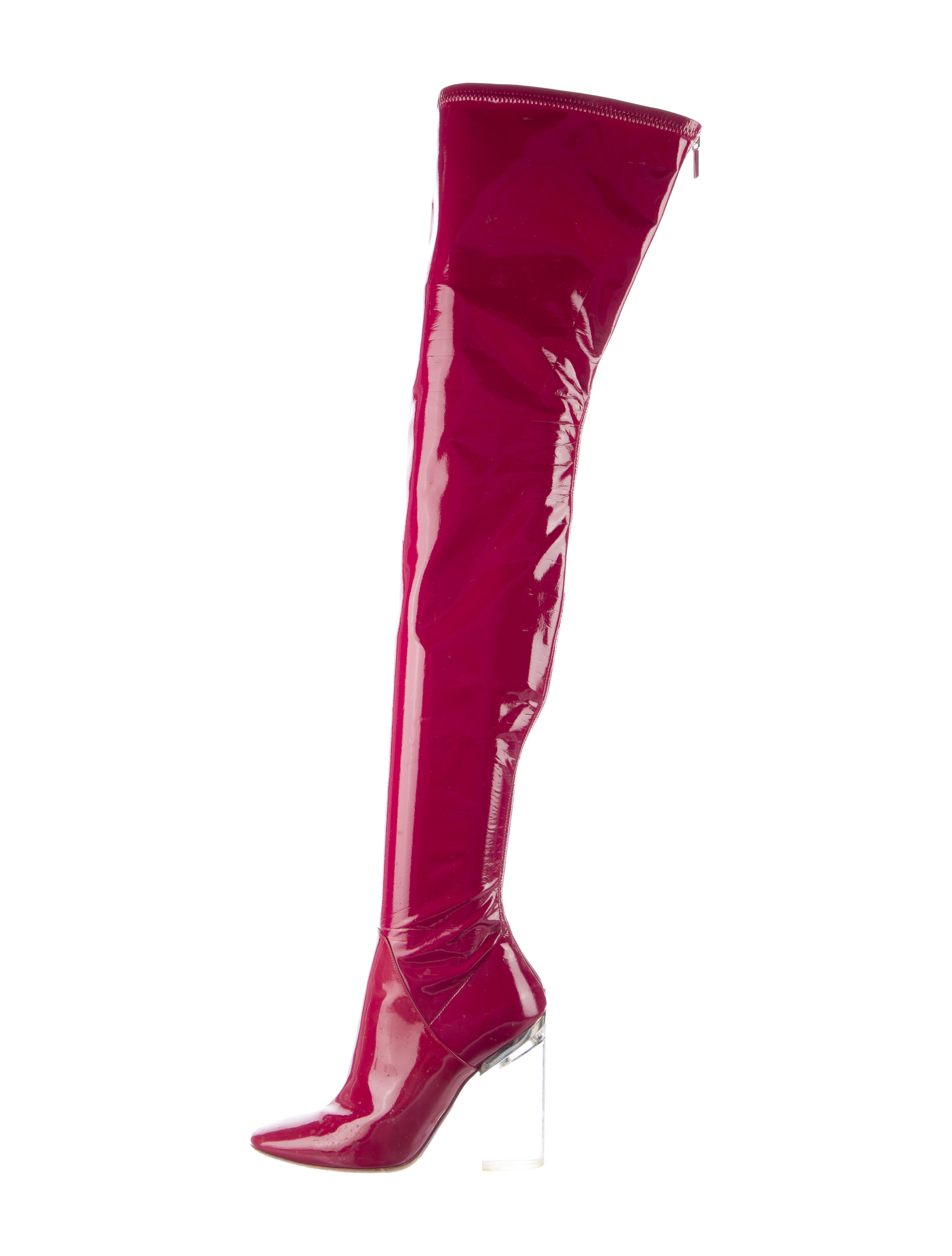 Christian Dior Patent Leather Sock Boots