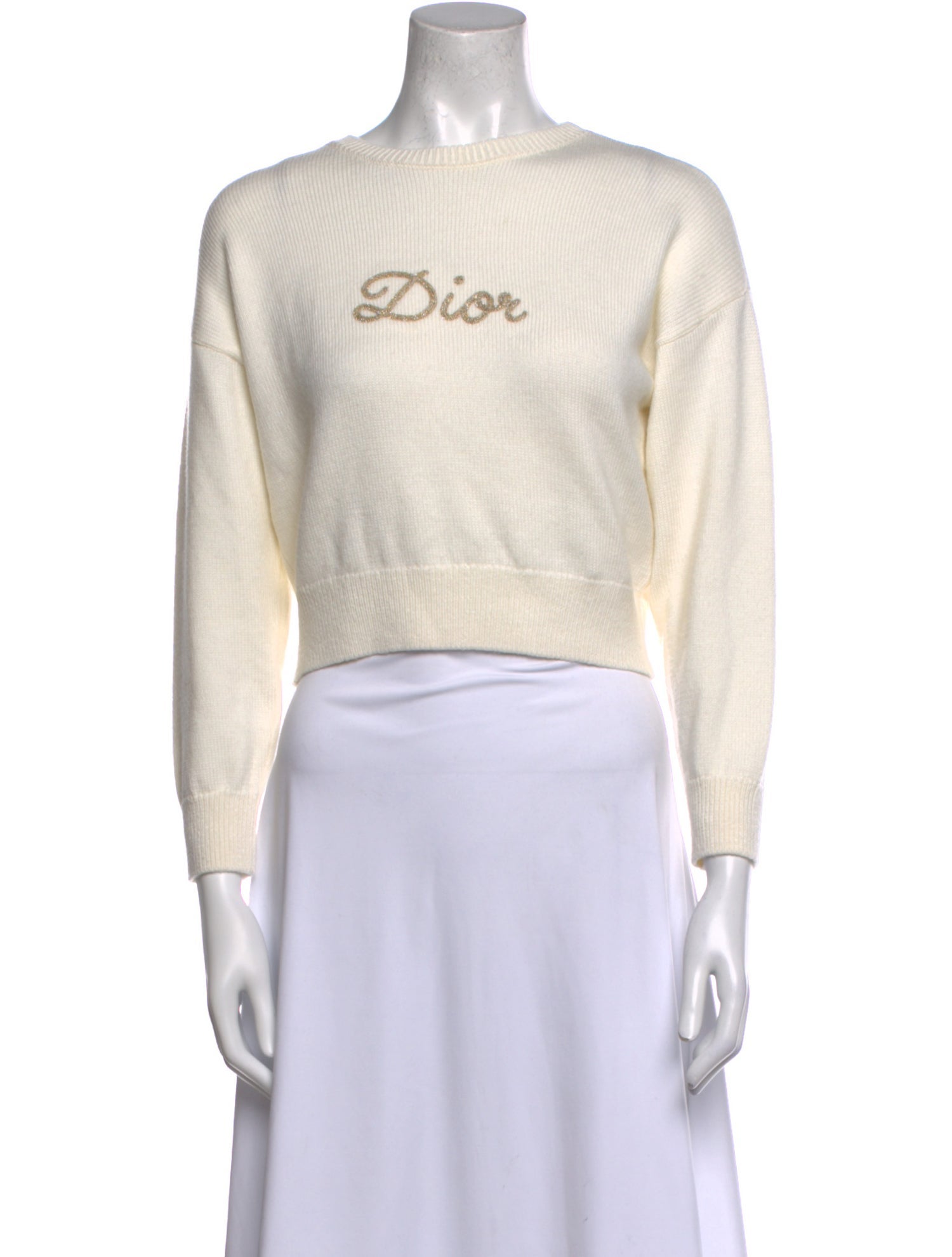 Christian Dior Girls' Embroidered Knit Sweater w/ Tags