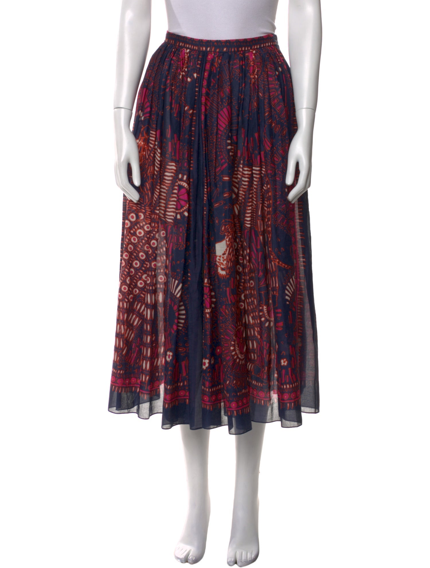 Christian Dior Printed Midi Length Skirt