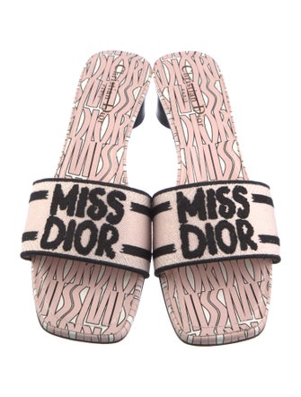 Christian Dior Printed Slides